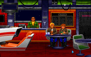 Wing Commander for IBM PC/Compatibles - The bar aboard the Tiger's Claw.