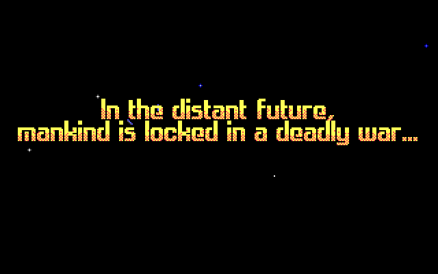 Wing Commander IBM PC/Compatibles Screenshot: Game introduction.