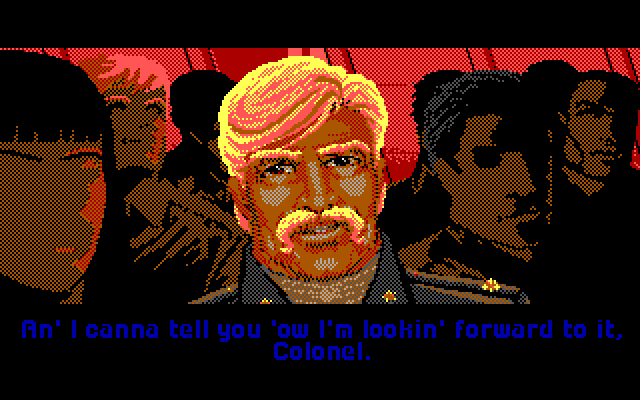 Wing Commander IBM PC/Compatibles Screenshot: Time for the next mission...