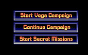 Wing Commander for IBM PC/Compatibles - The initial game menu.