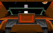 Wing Commander for IBM PC/Compatibles - Rear view from the cockpit.