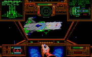 Wing Commander for IBM PC/Compatibles - Approaching the Tiger's Claw for a landing...