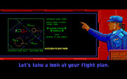 Wing Commander for IBM PC/Compatibles - Let's take a look at the flight plan.