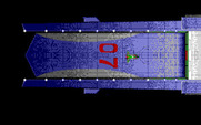 Wing Commander for IBM PC/Compatibles - The landing sequence.