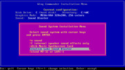 Wing Commander for IBM PC/Compatibles - Sound hardware selection menu.