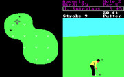 World Tour Golf for IBM PC/Compatibles - Putting.