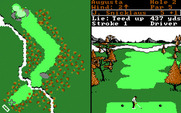World Tour Golf for IBM PC/Compatibles - Second hole at Augusta National.