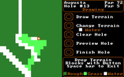 World Tour Golf for IBM PC/Compatibles - Course editor - drawing terrain.