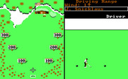 World Tour Golf for IBM PC/Compatibles - Practice at the driving range.