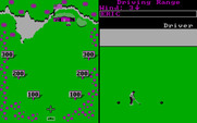 World Tour Golf for IBM PC/Compatibles - Practice at the driving range.