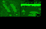 World Tour Golf for IBM PC/Compatibles - Hitting the ball...