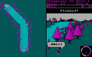 World Tour Golf for IBM PC/Compatibles - Oops, flubbed a shot from the rough.