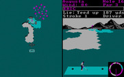 World Tour Golf for IBM PC/Compatibles - A short par 3.