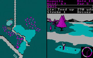 World Tour Golf for IBM PC/Compatibles - A tricky par 5...