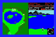 World Tour Golf for Apple IIgs - The fantasy course included with the game can be tough!
