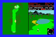 World Tour Golf for Apple IIgs - Near the green.