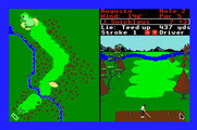 World Tour Golf for Apple IIgs - Don't land in the water!