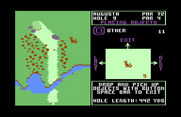 World Tour Golf for Commodore 64 - You an even place some dinosaurs on the course!