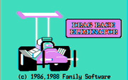 Drag Race Eliminator for IBM PC/Compatibles - Title screen.