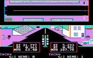 Drag Race Eliminator for IBM PC/Compatibles - The computer easily won that race.