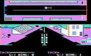 Drag Race Eliminator for IBM PC/Compatibles - Another drag race in progress.