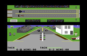 Drag Race Eliminator for Commodore 64 - And we're off!