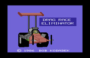 Drag Race Eliminator for Commodore 64 - Title screen.