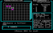 Crypto Cube for IBM PC/Compatibles - Guess a letter!