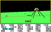 Lunar Explorer: A Space Flight Simulator for IBM PC/Compatibles - The game includes a demo mode.