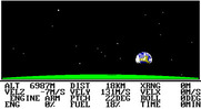 Lunar Explorer: A Space Flight Simulator for IBM PC/Compatibles - In orbit...
