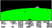Lunar Explorer: A Space Flight Simulator for IBM PC/Compatibles - Planetary approach.