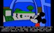 Mickey's Space Adventure for IBM PC/Compatibles - Spaceship control room...