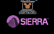 Mickey's Space Adventure for IBM PC/Compatibles - Sierra logo.