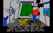 Mickey's Space Adventure for IBM PC/Compatibles - The spaceship airlock.