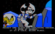 Mickey's Space Adventure for IBM PC/Compatibles - Exploring Oberon, a moon of Uranus...