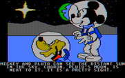 Mickey's Space Adventure for IBM PC/Compatibles - The sun is very distant here...