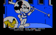 Mickey's Space Adventure for IBM PC/Compatibles - Exploring the temple...
