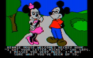 Mickey's Space Adventure for IBM PC/Compatibles - Minnie greets Mickey...