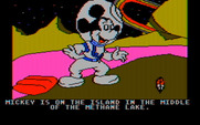 Mickey's Space Adventure for IBM PC/Compatibles - Located a crystal on an island!