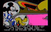 Mickey's Space Adventure for IBM PC/Compatibles - On a moon of Saturn...