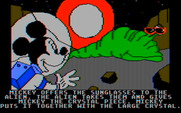Mickey's Space Adventure for IBM PC/Compatibles - it's bright here, so the creatures like sunglasses...