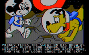 Mickey's Space Adventure for IBM PC/Compatibles - This place is hot and Mickey begins to sweat...