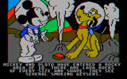 Mickey's Space Adventure for IBM PC/Compatibles - Io is a very volcanic place...
