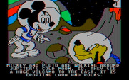 Mickey's Space Adventure for IBM PC/Compatibles - A rock, just what I need!