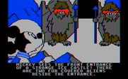 Mickey's Space Adventure for IBM PC/Compatibles - The entrance to an ice castle...