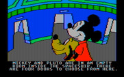 Mickey's Space Adventure for IBM PC/Compatibles - You can go to different rooms from here.