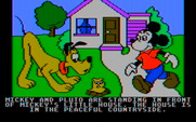 Mickey's Space Adventure for IBM PC/Compatibles - This is Mickey's house.