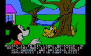 Mickey's Space Adventure for IBM PC/Compatibles - Exploring the back yard...