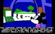 Mickey's Space Adventure for IBM PC/Compatibles - The spaceship control room.