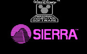 Mickey's Space Adventure for IBM PC/Compatibles - Sierra logo.